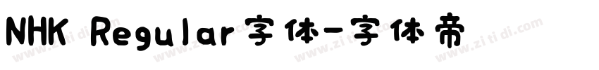NHK Regular字体字体转换